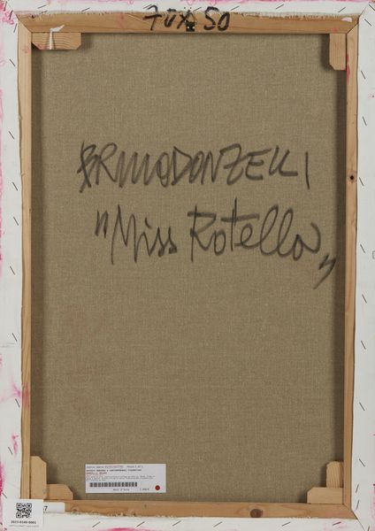 DONZELLI BRUNO (n. 1941) : Miss Rotella.  - Asta Asta 407 | ARTE MODERNA E CONTEMPORANEA Virtuale - Associazione Nazionale - Case d'Asta italiane