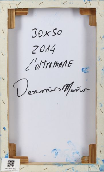 DERMIS MANON (n. 1981) : L'oltremare.  - Asta Asta 407 | ARTE MODERNA E CONTEMPORANEA Virtuale - Associazione Nazionale - Case d'Asta italiane