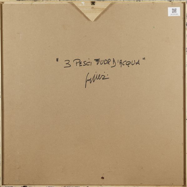 ULIVI SERGIO  (n. 1955) : Tre pesci fuor d'acqua.  - Asta Asta 407 | ARTE MODERNA E CONTEMPORANEA Virtuale - Associazione Nazionale - Case d'Asta italiane