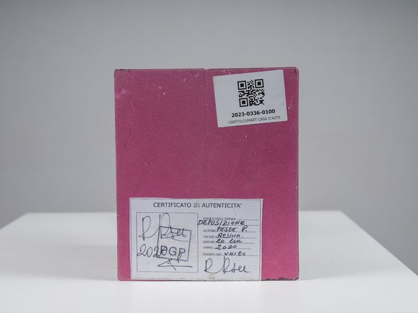 PESCE PIERGIUSEPPE  (n. 1965) : Deposizione.  - Asta Asta 407 | ARTE MODERNA E CONTEMPORANEA Virtuale - Associazione Nazionale - Case d'Asta italiane