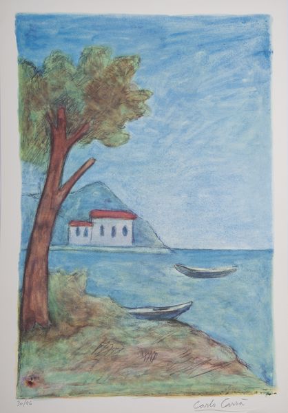 CARRA' CARLO (1881 - 1966) : Senza titolo.  - Asta Asta 407 | ARTE MODERNA E CONTEMPORANEA Virtuale - Associazione Nazionale - Case d'Asta italiane