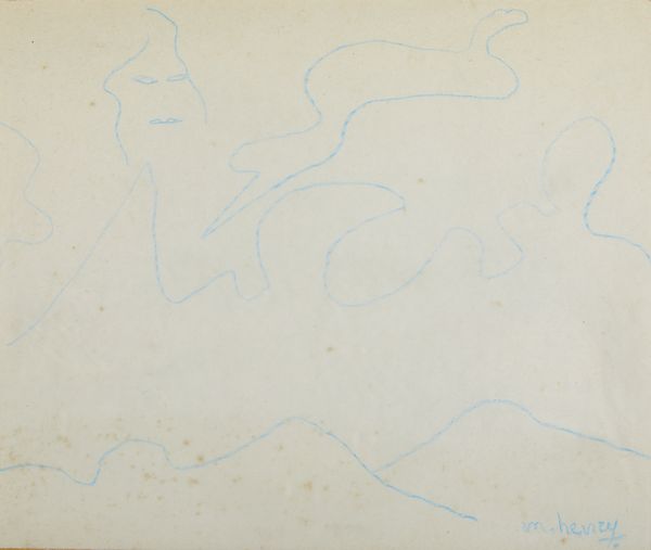 MAURICE HENRY (1907 - 1984) : Senza titolo.  - Asta Asta 407 | ARTE MODERNA E CONTEMPORANEA Virtuale - Associazione Nazionale - Case d'Asta italiane