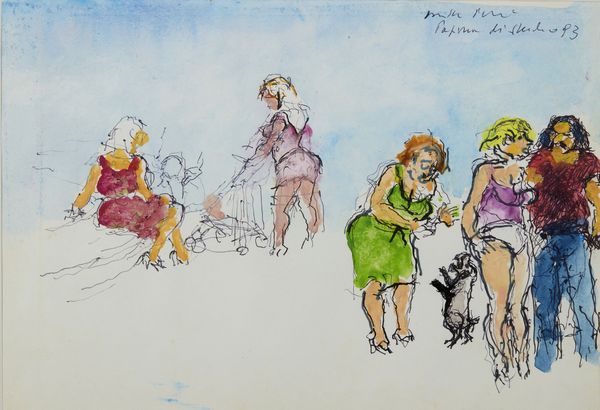 PIACESI WALTER (n. 1929) : Pagina di studio.  - Asta Asta 407 | ARTE MODERNA E CONTEMPORANEA Virtuale - Associazione Nazionale - Case d'Asta italiane