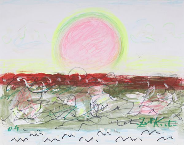 KODRA IBRAHIM (1918 - 2006) : Aurora.  - Asta Asta 407 | ARTE MODERNA E CONTEMPORANEA Virtuale - Associazione Nazionale - Case d'Asta italiane