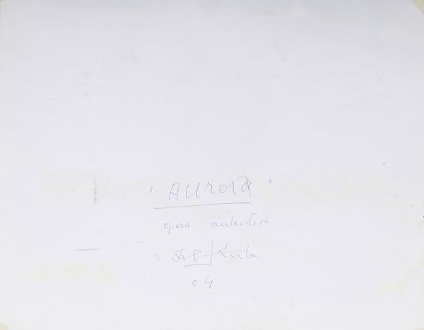 KODRA IBRAHIM (1918 - 2006) : Aurora.  - Asta Asta 407 | ARTE MODERNA E CONTEMPORANEA Virtuale - Associazione Nazionale - Case d'Asta italiane