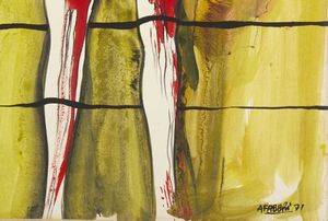 FABBRI AGENORE (1911 - 1998) : Senza titolo.  - Asta Asta 407 | ARTE MODERNA E CONTEMPORANEA Virtuale - Associazione Nazionale - Case d'Asta italiane