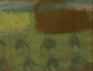 BIROLLI RENATO (1905 - 1959) : Paesaggio.  - Asta Asta 407 | ARTE MODERNA E CONTEMPORANEA Virtuale - Associazione Nazionale - Case d'Asta italiane