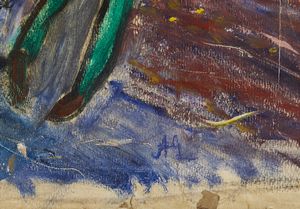 GIANQUINTO ALBERTO (1929 - 2003) : Senza titolo.  - Asta Asta 407 | ARTE MODERNA E CONTEMPORANEA Virtuale - Associazione Nazionale - Case d'Asta italiane