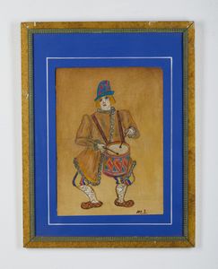 LARIONOV MIKHAIL (1881 - 1964) : Costume teatrale.  - Asta Asta 407 | ARTE MODERNA E CONTEMPORANEA Virtuale - Associazione Nazionale - Case d'Asta italiane