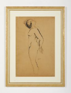 CALVANI BRUNO (1904 - 1985) : Nudo di donna.  - Asta Asta 407 | ARTE MODERNA E CONTEMPORANEA Virtuale - Associazione Nazionale - Case d'Asta italiane