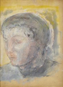 CALVANI BRUNO (1904 - 1985) - Testa di donna.