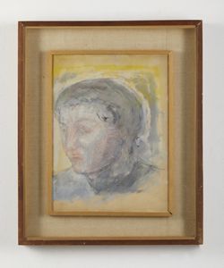 CALVANI BRUNO (1904 - 1985) : Testa di donna.  - Asta Asta 407 | ARTE MODERNA E CONTEMPORANEA Virtuale - Associazione Nazionale - Case d'Asta italiane