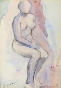 CALVANI BRUNO (1904 - 1985) - Nudo di donna.