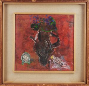 CALVANI BRUNO (1904 - 1985) - Vaso di fiori.