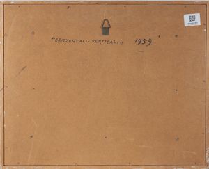DELLA TORRE ENRICO (n. 1931) : Orizzontali-Verticali.  - Asta Asta 407 | ARTE MODERNA E CONTEMPORANEA Virtuale - Associazione Nazionale - Case d'Asta italiane