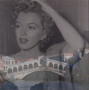 MALIPIERO (n. 1934) - Osmosi. Marilyn Monroe-Venezia.