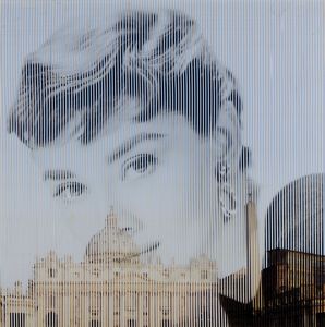 MALIPIERO (n. 1934) - Osmosi. Audrey Hepburn-Roma.