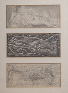 BIANCONI FULVIO (1915 - 1996) : Lotto composto da n.2 opere. Senza titolo.  - Asta Asta 407 | ARTE MODERNA E CONTEMPORANEA Virtuale - Associazione Nazionale - Case d'Asta italiane