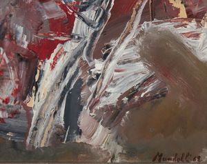 MANDELLI POMPILIO  (1912 - 2006) : Senza titolo.  - Asta Asta 407 | ARTE MODERNA E CONTEMPORANEA Virtuale - Associazione Nazionale - Case d'Asta italiane