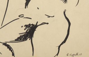 CAPPELLO CARMELO (1912 - 1996) : Senza titolo.  - Asta Asta 407 | ARTE MODERNA E CONTEMPORANEA Virtuale - Associazione Nazionale - Case d'Asta italiane