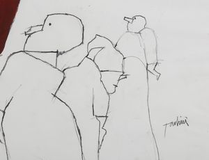 TADINI EMILIO (1927 - 2002) : Senza titolo.  - Asta Asta 407 | ARTE MODERNA E CONTEMPORANEA Virtuale - Associazione Nazionale - Case d'Asta italiane