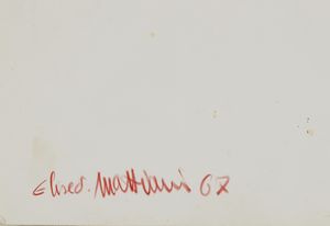 MATTIACCI ELISEO (n. 1940) : Senza titolo.  - Asta Asta 407 | ARTE MODERNA E CONTEMPORANEA Virtuale - Associazione Nazionale - Case d'Asta italiane