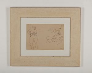 GERMANA' MIMMO (1944 - 1992) : Senza titolo.  - Asta Asta 407 | ARTE MODERNA E CONTEMPORANEA Virtuale - Associazione Nazionale - Case d'Asta italiane