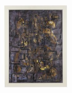 KOUROS SAEED  (n. 1942) : Senza titolo.  - Asta Asta 407 | ARTE MODERNA E CONTEMPORANEA Virtuale - Associazione Nazionale - Case d'Asta italiane