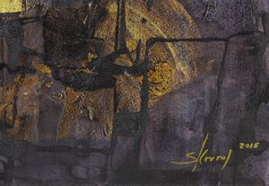 KOUROS SAEED  (n. 1942) : Senza titolo.  - Asta Asta 407 | ARTE MODERNA E CONTEMPORANEA Virtuale - Associazione Nazionale - Case d'Asta italiane