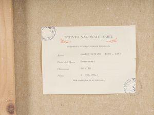 PRIVATO COSIMO (1899 - 1971) : Conversari.  - Asta Asta 407 | ARTE MODERNA E CONTEMPORANEA Virtuale - Associazione Nazionale - Case d'Asta italiane
