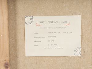 PRIVATO COSIMO (1899 - 1971) : Conversari.  - Asta Asta 407 | ARTE MODERNA E CONTEMPORANEA Virtuale - Associazione Nazionale - Case d'Asta italiane