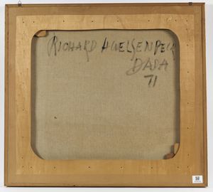 HUELSENBECK RICHARD (1892 - 1974) : Paesaggio dada.  - Asta Asta 407 | ARTE MODERNA E CONTEMPORANEA Virtuale - Associazione Nazionale - Case d'Asta italiane