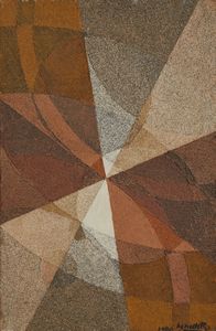 BENEDETTO ENZO (1905 - 1993) : Raggi (Elementi geometrici nello spazio).  - Asta Asta 407 | ARTE MODERNA E CONTEMPORANEA Virtuale - Associazione Nazionale - Case d'Asta italiane