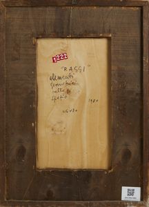 BENEDETTO ENZO (1905 - 1993) : Raggi (Elementi geometrici nello spazio).  - Asta Asta 407 | ARTE MODERNA E CONTEMPORANEA Virtuale - Associazione Nazionale - Case d'Asta italiane