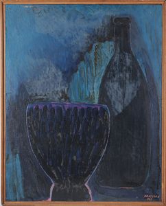 TRECCANI ERNESTO (1920 - 2009) - Ritratto di donna.