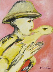 BRINDISI REMO (1918 - 1996) : Senza titolo.  - Asta Asta 407 | ARTE MODERNA E CONTEMPORANEA Virtuale - Associazione Nazionale - Case d'Asta italiane