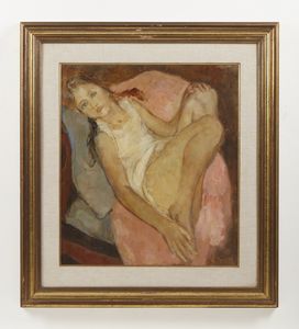 FRISIA DONATO (1883 - 1953) : Bambina.  - Asta Asta 407 | ARTE MODERNA E CONTEMPORANEA Virtuale - Associazione Nazionale - Case d'Asta italiane