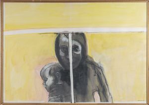 GUERRICCHIO LUIGI (1932 - 1996) : Senza titolo.  - Asta Asta 407 | ARTE MODERNA E CONTEMPORANEA Virtuale - Associazione Nazionale - Case d'Asta italiane