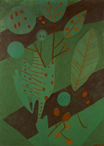 MAZZON GALLIANO (1896 - 1978) - Luminosit in verde-oro.