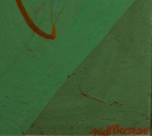 MAZZON GALLIANO (1896 - 1978) : Luminosit� in verde-oro.  - Asta Asta 407 | ARTE MODERNA E CONTEMPORANEA Virtuale - Associazione Nazionale - Case d'Asta italiane