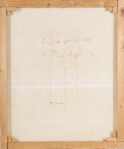 BATTAGLIA XANTE (n. 1943) : Figura arcaica.  - Asta Asta 407 | ARTE MODERNA E CONTEMPORANEA Virtuale - Associazione Nazionale - Case d'Asta italiane