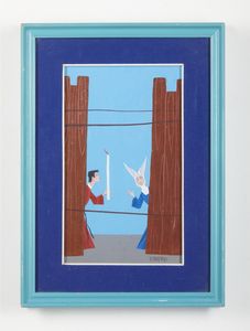 CANEVARI VENIERO (1926 - 1988) : Senza titolo.  - Asta Asta 407 | ARTE MODERNA E CONTEMPORANEA Virtuale - Associazione Nazionale - Case d'Asta italiane