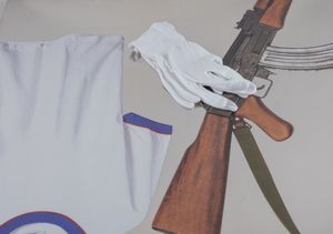 MARCHEGIANI PEP (n. 1971) : Bucato a Sarajevo.  - Asta Asta 407 | ARTE MODERNA E CONTEMPORANEA Virtuale - Associazione Nazionale - Case d'Asta italiane