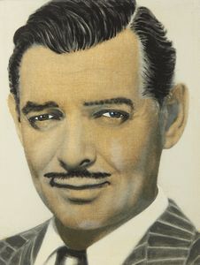 VIGNOLINI MARCO  (n. 1941) - Senza titolo (Clark Gable).