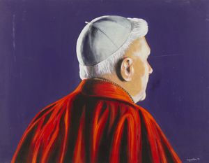 VIGNOLINI MARCO  (n. 1941) : La resa di Benedetto XVI.  - Asta Asta 407 | ARTE MODERNA E CONTEMPORANEA Virtuale - Associazione Nazionale - Case d'Asta italiane