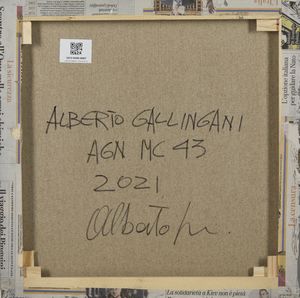 GALLINGANI ALBERTO (n. 1938) : AGN MC 43.  - Asta Asta 407 | ARTE MODERNA E CONTEMPORANEA Virtuale - Associazione Nazionale - Case d'Asta italiane