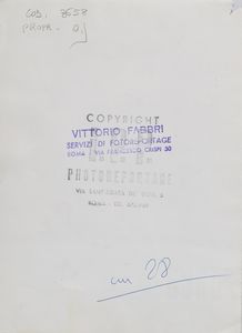 FABBRI VITTORIO : Presidente Leone.  - Asta Asta 407 | ARTE MODERNA E CONTEMPORANEA Virtuale - Associazione Nazionale - Case d'Asta italiane