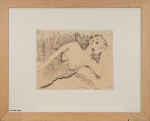 DEL BON ANGELO (1898 - 1952) - Nudo di donna.
