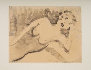 DEL BON ANGELO (1898 - 1952) : Nudo di donna.  - Asta Asta 407 | ARTE MODERNA E CONTEMPORANEA Virtuale - Associazione Nazionale - Case d'Asta italiane