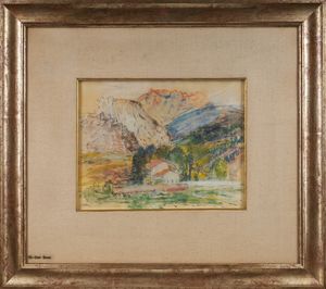 DEL BON ANGELO (1898 - 1952) - Paesaggio.